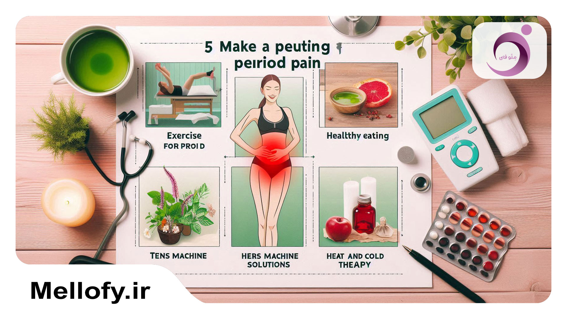 ۵ راه طبیعی برای کاهش درد پریود